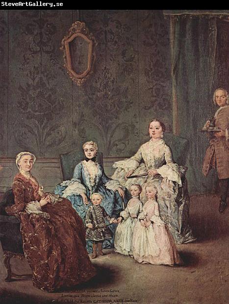 Pietro Longhi Portrait of the family Sagredo